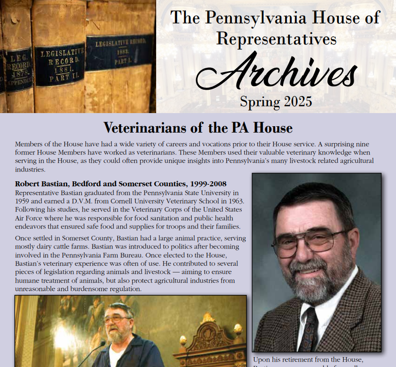 Veterinarians of the PA House PDF thumbnail